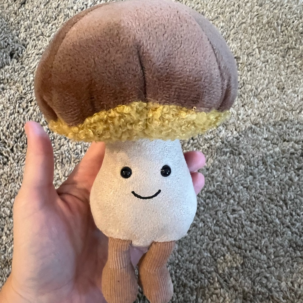Retired Jellycat Amuseables Toadstool Mushroom Plush